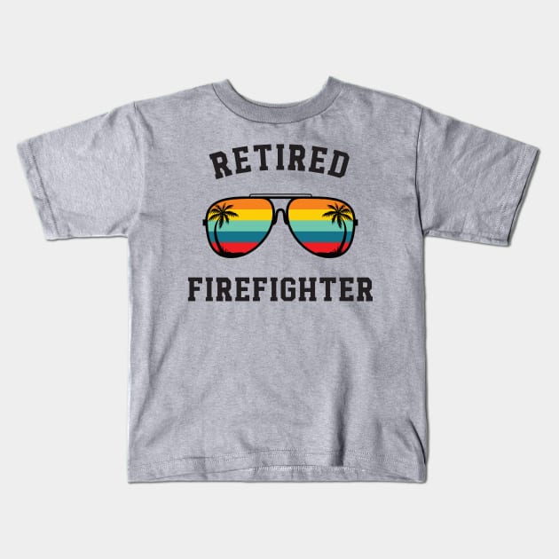 Firefighter Retirement Gift Kids T-Shirt by CoastalDesignStudios